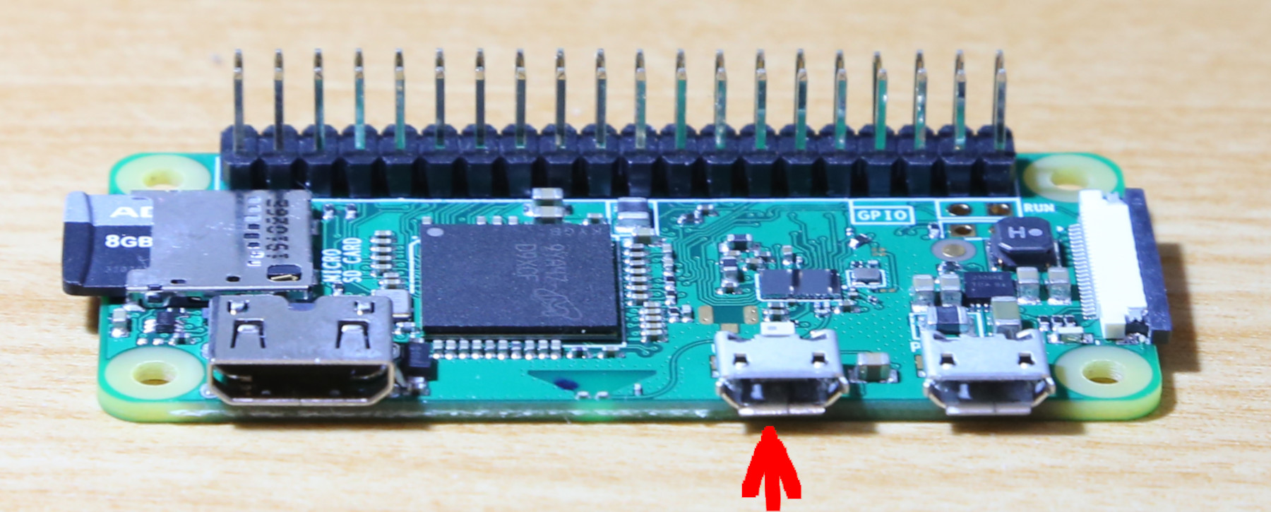 pi zero otg port